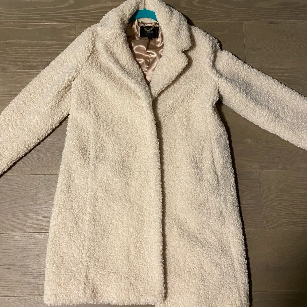 J.Crew Teddy Sherpa Topcoat